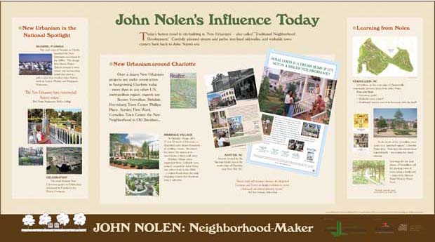 Exhibit Design for John Nolen: Neighborhood Maker