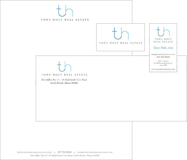 Graphic Design of Logo and Corporate Identity for Tony Holt