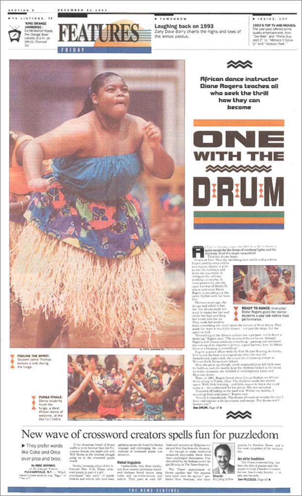 Newspaper Design: One with the Drum