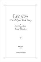 Book Design of Legacy: The Myers Park Story