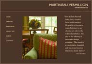 Web site design for Amy Vermillion Interior Design