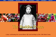 Web Design for The Buddha Prince
