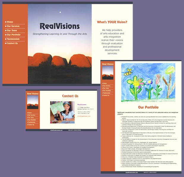 Web Design for Real Visions