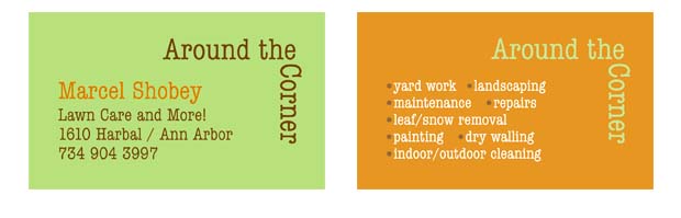 Graphic Design for Around the Corner