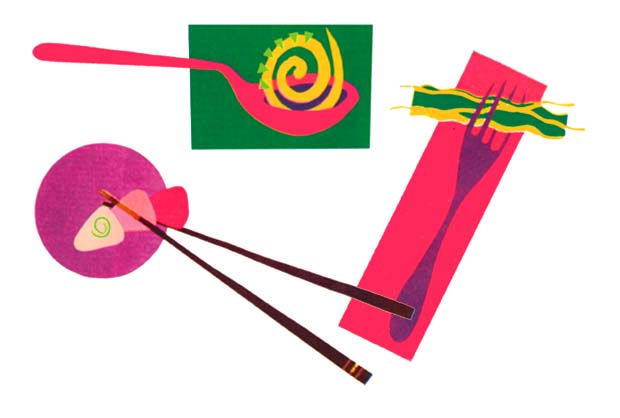 Illustration of Eating Utensils